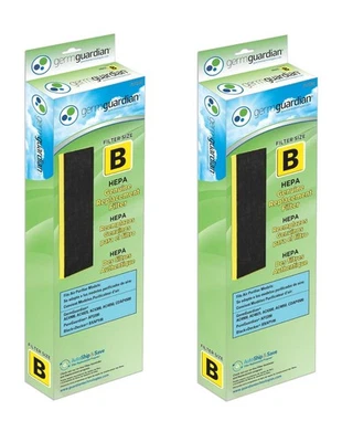 GermGuardian Genuine HEPA Filter B FLT4825, 2-Pack Fits AC4825 AC4300 AC4900 New - Image 1 of 4