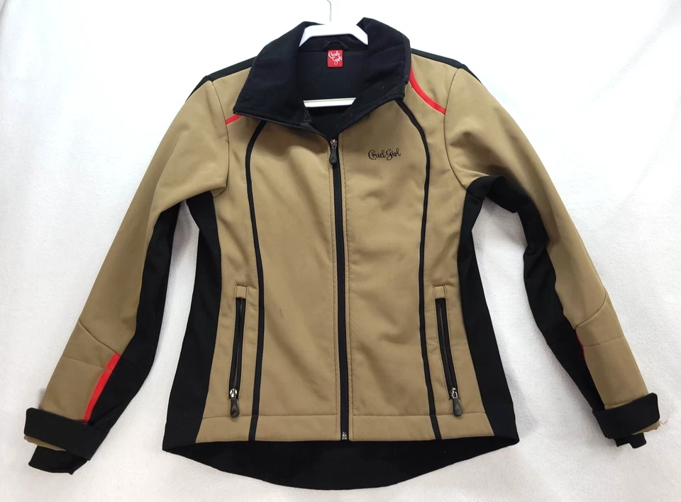 Chaqueta Cruel Girl a prueba de intemperie cremallera completa ropa de rancho rodeo ecuestre M ajustada Foto 1 de 4