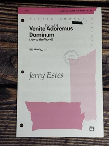 Venite Adoremus Dominum- Estes-Alfred Pub.--SATB-CHORAL ANTHEM OCTAVO - Picture 1 of 4
