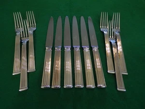 Christofle modelo TRIADE cubiertos de menú para 6 personas 24 piezas plateados ¡EXCELENTE! - Imagen 1 de 8