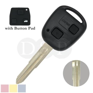 Remote Key Shell + Rubber Pad fit for TOYOTA Avalon 4Runner  Corolla Yaris PG421 - Picture 1 of 3