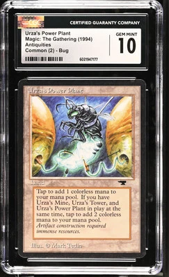 URZA'S POWER PLANT Bug Antiquities CGC 10 Gem Mint MTG [Nostalgium] - Image 1 of 2