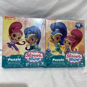 Shimmer and Shine Puzzle 48 Piece 2 pack NEW - Picture 1 of 9