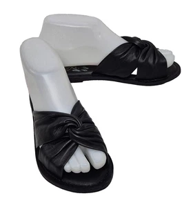Encantadoras sandalias planas sin cordones negras Riley de KURT GEIGER para dama EU 36 UK 3 - Imagen 1 de 7