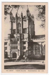 Bibliothek Vassar College Poughkeepsie New York Postkarte - Bild 1 von 1