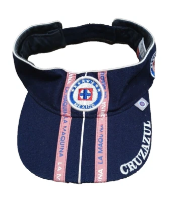 Cruz Azul La Maquina Adjustable Fan Soccer Visor Hat Cap SANTO CAP - Image 1 of 4