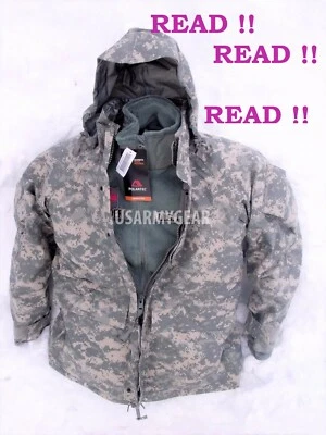 US Army GEN 2 EWCWS Goretex Clima Frío Impermeable Acu Parka o Chaqueta Polar Foto 1 de 2