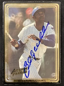 Billy Williams Signed 1992 Action Packed #18 Baseball Card Cubs Auto HOF TPG - Picture 1 of 2