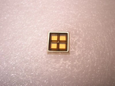 Pin de solapa vintage de vidrio ámbar naranja de 7/16" r129 Foto 1 de 4