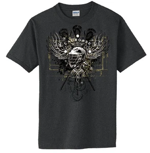 Lacrosse Wings T-Shirt Jersey Short Sleeve or Long Sleeve New Youth or Adult - Picture 1 of 2