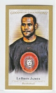 2016 Upper Deck Goodwin Champions GOLD BORDER MINI LeBron James  #4
