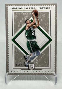 Gordon Hayward 2017-18 Panini Ecksteine #89 Gold SP/165 (keltisch) - Bild 1 von 2