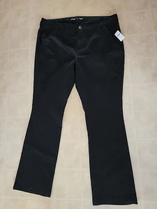 Old Navy Stretch Boot- Cut Womens Pants Black Size 16 NEW - Picture 1 of 3