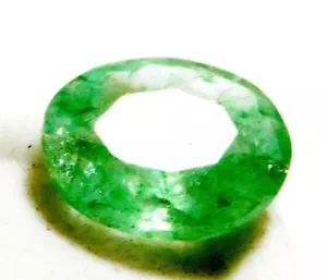 Oval Cut 2.20 Cts Green Colombian Emerald Loose Gemstone R3748 - Picture 1 of 4