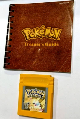 Pokémon Versión Amarilla Edición Especial Pikachu (Game Boy, 1999) Auténtico, Guarda Foto 1 de 4