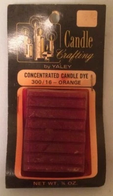 Vintage Candle Crafting by Yaley Orange Concentrated Candle Dye NOS - Image 1 of 2