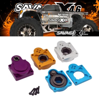 HPI Savage Metal Alloy Nitro Engine RotoStart backplate. F4.6 F3.5 S25 21BB SS - Image 1 of 4