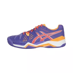 Asics Gel Resolution 6 Clay Women's Tennis Shoes Sports Training NWT E553Y-3306 - Picture 1 of 7