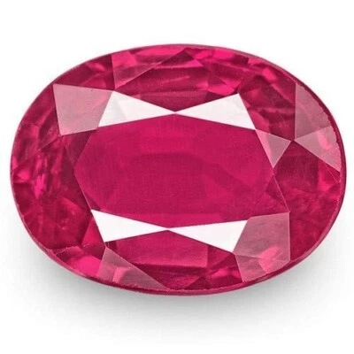 7.20 Cts Ruby Stone. Ruby Manik Stone Original Certified Natural Loose Stone - Image 1 of 4