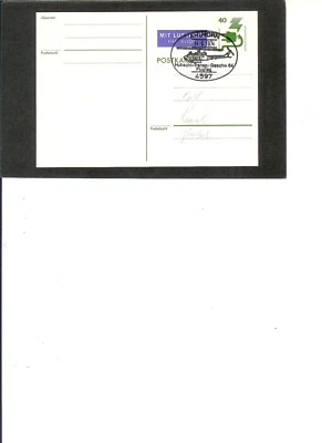 GERMAN POSTAL CARD "Hubschr-Transp.-Geschw. 64" 9-14-1974   Ahlhorn Cancel - Image 1 of 2