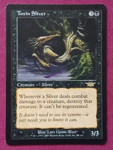 Magic The Gathering LEGIONS TOXIN SLIVER tarjeta negra Magic The Gathering - Imagen 1 de 2