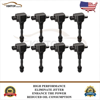 8 bobinas de encendido para Nissan Titan Nissan Pathfinder Armada 5,6 L V8 2004 2005 2006 Foto 1 de 4