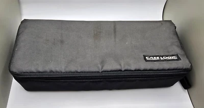 Cassette Tape Protective Carrying Storage Case Tote - Zippered Soft Pack (Gray) - Image 1 of 4