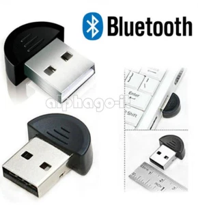 Mini USB2.0 EDR Wireless Bluetooth Dongle Adapter for Laptop PC Win Xp Win7 8 - Photo 1/4