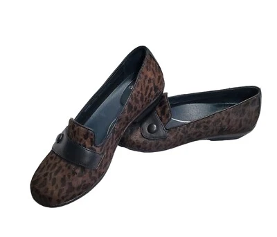Zapatos Dansko para mujer talla 40 EU / 9,5-10 EE. UU. Olena pelo de becerro estampado de guepardo sin cordones   Foto 1 de 4
