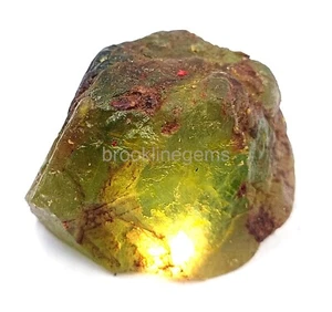 Turmalina natural bicolor 313,50 quilates rara certificada piedra preciosa suelta áspera k - Imagen 1 de 10