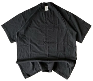 Vintage 90s Stafford Combed Cotton Blank Single Stitch Black Shirt XL Tall Mens - Picture 1 of 8