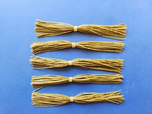 5 Falda Silicona Verde Calabaza # 5-62 Señuelo Spinnerbait Jig Bass Tab - Imagen 1 de 1