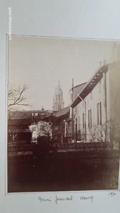 Photo ancienne snapshot 1894  H. Jeandel  Lorraine Nancy cathédrale maison 2 - Photo 1/2