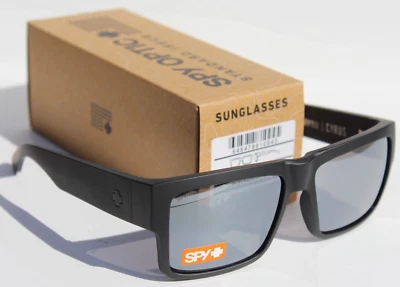 Gafas de sol SPY OPTICS Cyrus SOSI mate negro/gris plateado espejo Spectra NUEVO Foto 1 de 4