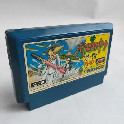 Tropical Directive!! SPYvsSPY Kemco pre-owned Nintendo Famicom NES Tested - Image 1 of 4