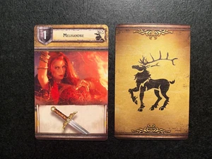 GAME OF THRONES THE BOARD GAME Melisandre House Card 2011 SECOND EDITION - Picture 1 of 2