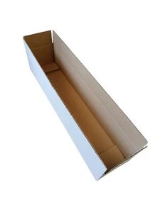 Scatole rettangolari lunga per spedizioni rotoli tubi postali imballaggio lunghe - Foto 1 di 2