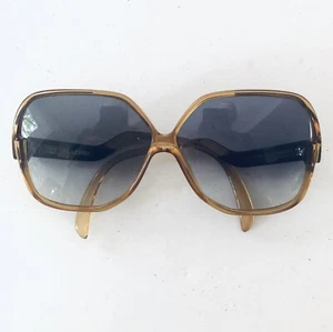 Gafas de sol vintage Playboy década de 1980 marco marrón miel con marrón templos 4515 10 - Imagen 1 de 9