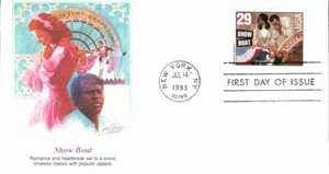 FLEETWOOD - SHOW BOAT JUL 14 1993 NEW YORK NY FIRST DAY COVER (FDC) BX8 - Picture 1 of 2