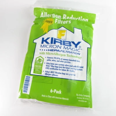 5 Kirby F Universal Vacuum Bags 204808 Allergen Reduction Filter - Image 1 of 2