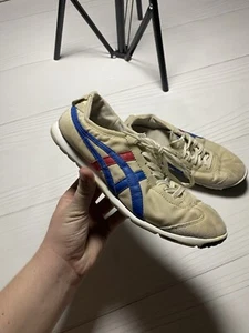 Vintage Onitsuka Tiger Mexico 66 worn distressed sneakers 39,5 Cm Rare - Picture 1 of 16