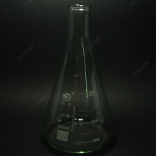 Glass Erlenmeyer Flask,3000ml,GG3.3 lab Conical flasks with Straight Neck