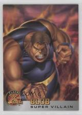 1996 Fleer Marvel X-Men Super Villain No Year on Front Blob #61 0p3