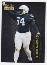 DERRICK TANGELO RC 2022 Wild Card Black Matte ROOKIE #34 Falcons NFL  ID:40171