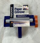 Fiskars Paper Crimper Tool 9340 Crimps Paper Card Stock Foil to 6.5" Wide Craft