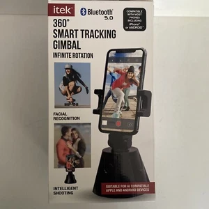 ITek Bluetooth 5.0 360 Smart Tracking Gimbal, Infinite Rotation - Picture 1 of 12