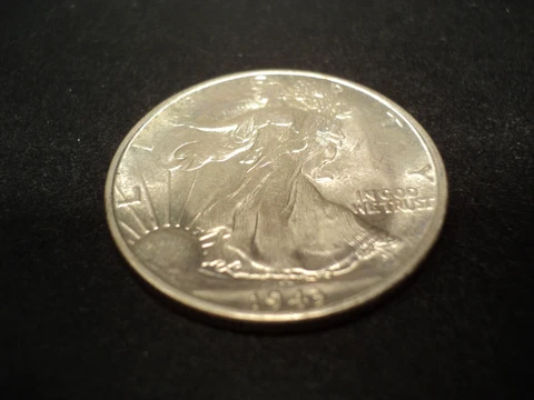 1943 S Walking Liberty Half Dollar BU Cover