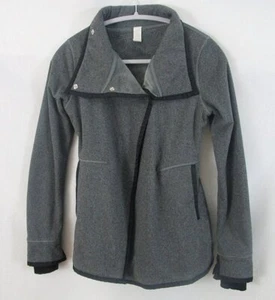 IVIVVA Girls’ Gray Knit Fleece Thumb Hole Jacket Size 12 - Picture 1 of 9