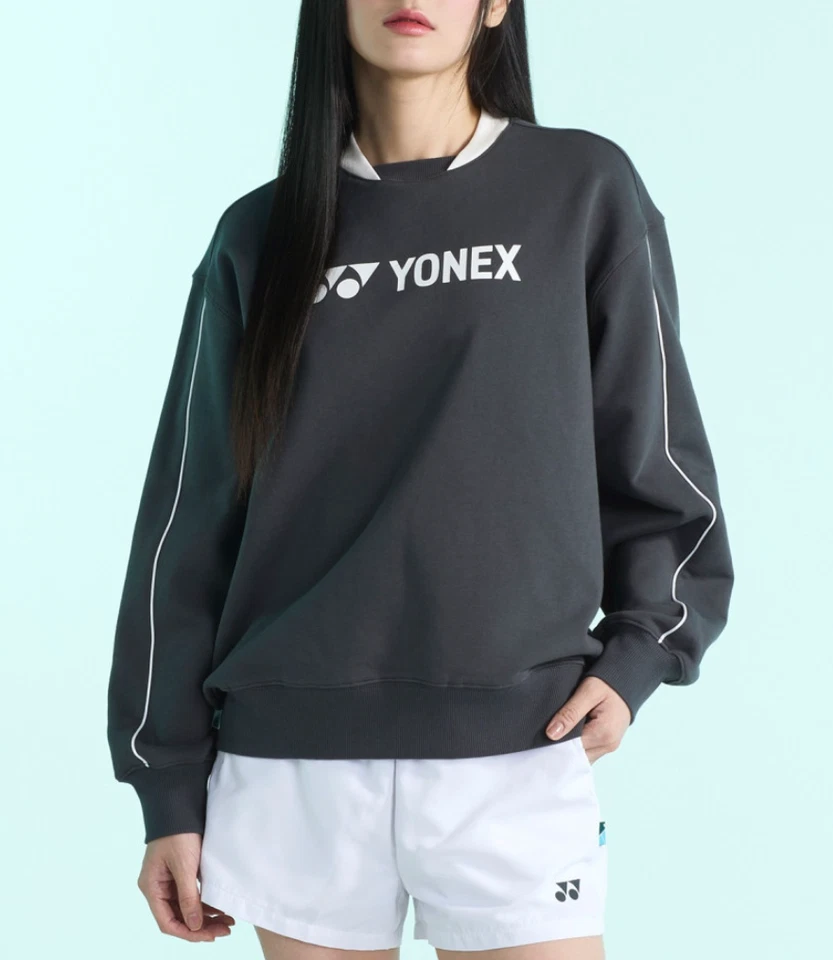 YONEX 25 S/S Unisex Tenis Sudadera Ropa Deportiva Informal Top Caqui Gris 255TL001U Foto 1 de 4