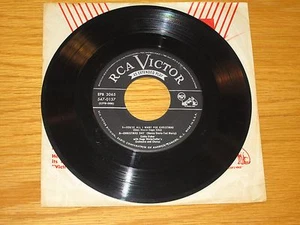 CHRISTMAS EP (NO COVER) - EDDIE FISHER - RCA EPB 3065 - - Imagen 1 de 2